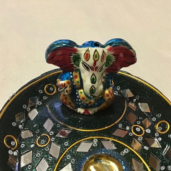 Ganesh Buddhist hippie gypsy boho incense holder - Picture 6 of 8